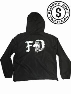 FOG 半拉链防风透气超薄防晒皮肤风衣外套 黑色