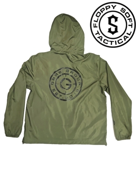 GBRS Instructor 22' 军绿色半拉链防风透气超薄防晒皮肤风衣外套