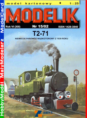 Modelik 2002-15 - T2-71 Parowoz