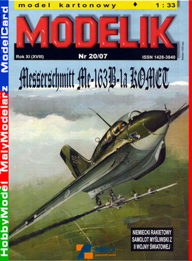 Modelik 2007-20 - Messerschmitt Me-263B-1a ''Komet''