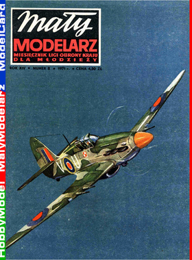 Maly Modelarz 1971-08 - Samolot mysliwski Hawker Hurricane