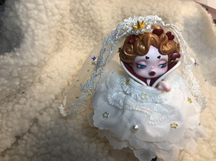 泡泡玛特sp坏脾气的你婚纱衣服平日奇境盲盒道具求婚订婚结婚礼物