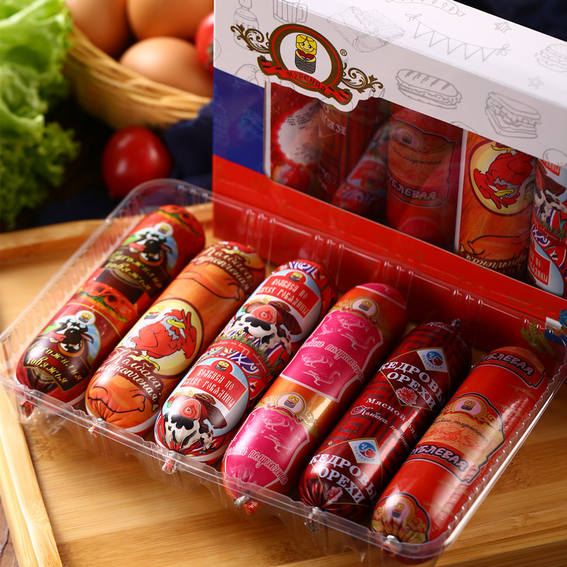 俄罗斯风味香肠组合装真肉牛筋肠牛肉肠即食下酒菜小零食美味熟食,零食/坚果/特产,鸡肉零食,淘宝优惠券,粉丝福利购,淘宝优惠卷