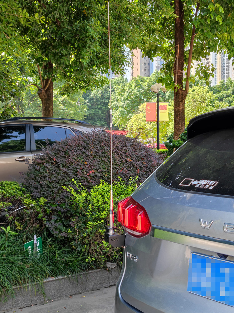 WEY 웨이 VV6 VV7 수정된 자동차 전기 라디오 무전기 안테나 304 스테인레스 스틸 도난 방지 브래킷 카드 가장자리