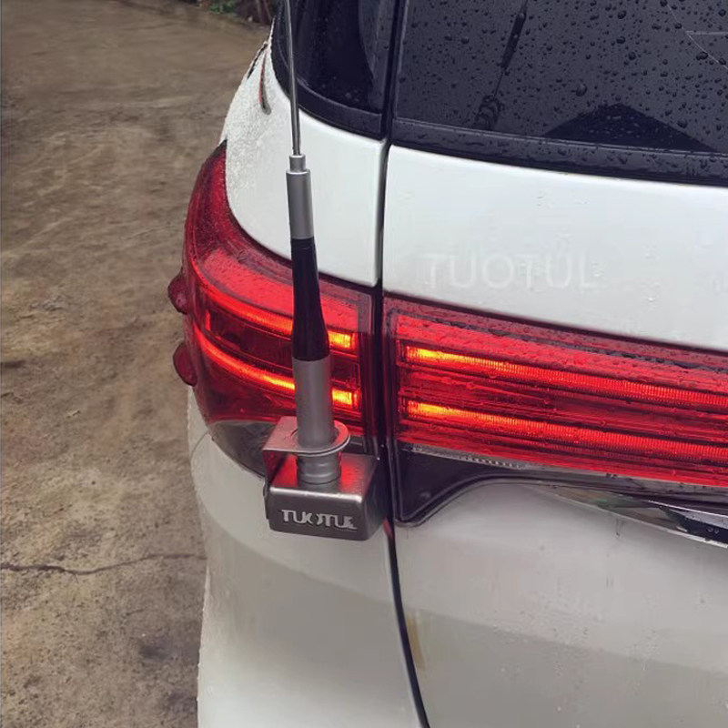 TOYOTA RUNNER FORTUNER TRAVERSE 자동차 라디오 라디오 워키 토키 안테나 도난 방지 브래킷 카드 가장자리에 적합