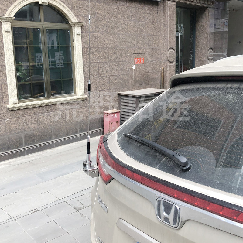 혼다 URV 자동차 라디오 핸드 스테이션 안테나에 적합 새로운 스테인레스 스틸 도난 방지 안테나 모종 브래킷 장식 안테나