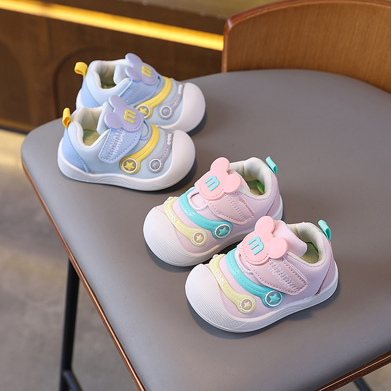 春秋宝宝网鞋0一岁半1软底婴儿学步鞋防滑男童鞋子女小童透气运动