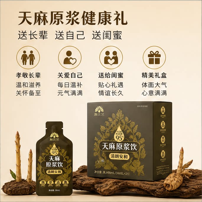 天麻原浆饮正宗天麻原浆云南昭通原浆饮礼盒养生饮品滋补精气神