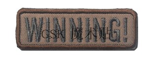 WINNING/胜利！英文胸章胸条刺绣魔术贴臂章徽章个性战术背包布贴
