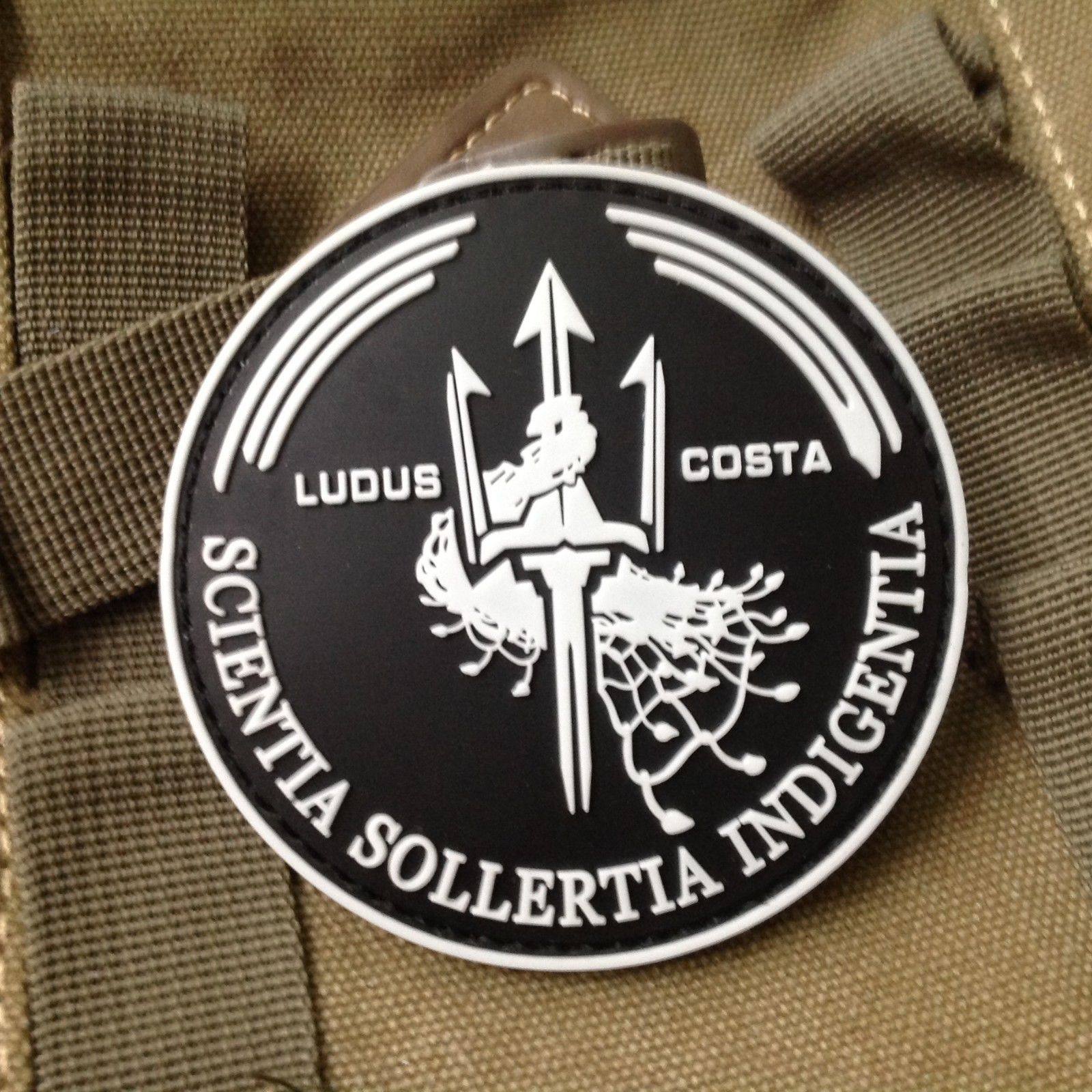 ludus costa考斯塔战术教主pvc橡胶魔术贴军迷臂章徽章背包贴补丁