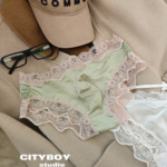 你没穿过的~男士性感蕾丝边棉裆三角裤3D凸囊无痕舒适青年新内裤