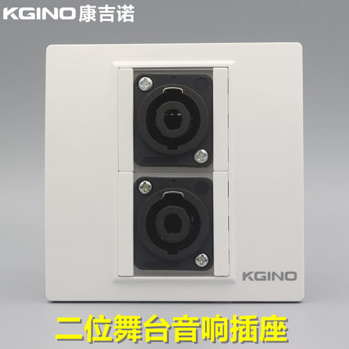 康吉诺86二位大功率四芯插座