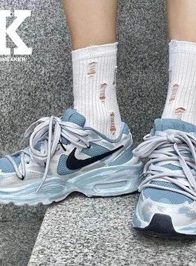 球鞋定制NikeAir Max雾绕山海涂鸦风轻盈减震百搭做旧低帮跑步鞋