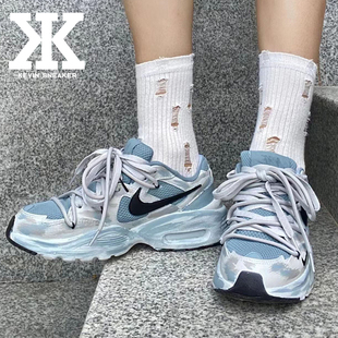 球鞋定制NikeAir Max雾绕山海涂鸦风轻盈减震百搭做旧低帮跑步鞋