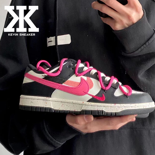 Nike耐克活力三勾系带女板鞋低帮