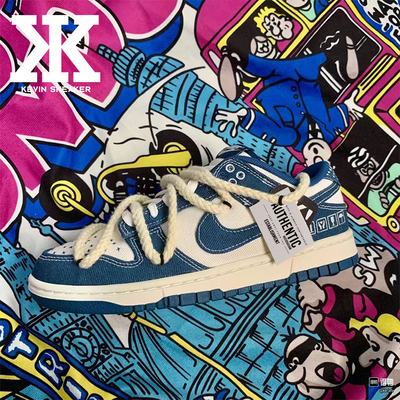 Nike耐克高街刺子系带男低帮板鞋