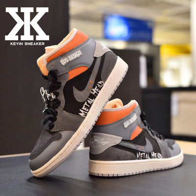 Nike耐克做旧系带男中帮篮球鞋