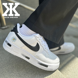 球鞋定制Nike耐克AirForce1Low小雏菊手绘百搭经典复古低帮板鞋