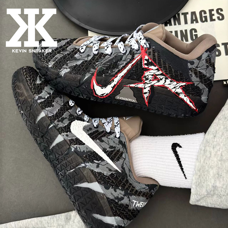 球鞋定制Nike耐克Ja 3莫兰特三代共生影侍时尚潮流涂鸦低帮篮球鞋图片