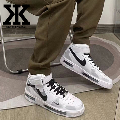 Nike耐克特色涂鸦系带男女中帮板