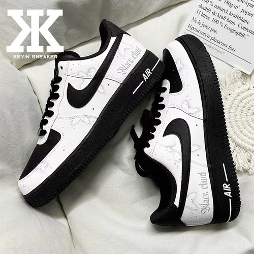 球鞋定制Nike耐克Air Force1空军一号谜徒法则小众百搭低帮板鞋