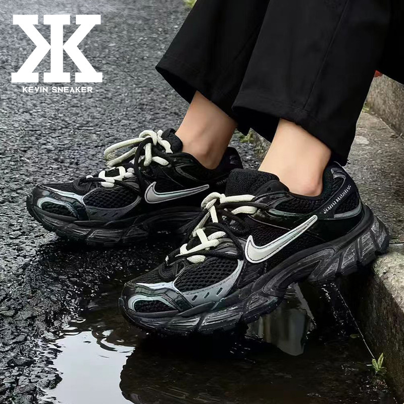 球鞋定制Nike耐克V5 RNR沉睡森林黑刃复古做旧机能工装低帮跑步鞋
