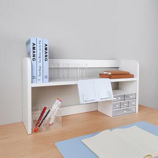 书桌置物架桌上书架增高架书立阅读架平板支架实木桌面收纳架