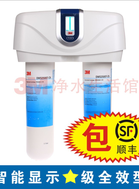 3M直饮净水器 双子净智DWS 2500T-CN 正品 包邮 2500个城市包安装