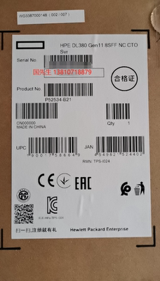 P52534-B21 HPE ProLiant DL380 Gen11 8SFF  NC CTO Server