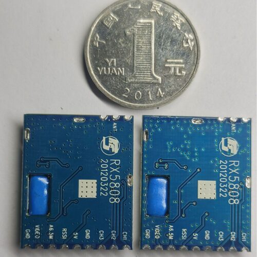 RX5808厂家直销4.9G 5.8G6.0G 无人机音视频接收模块 SPI模式