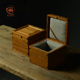 紫檀竹滑扣盒高档重竹盒复古环保茶杯茶壶收纳盒储物盒礼品包装 盒