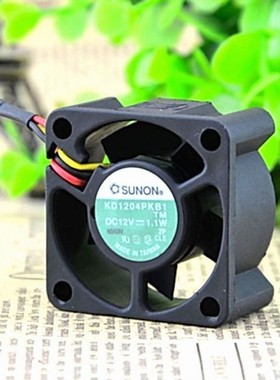 SUNON 建准 KD1204PKB1 12V 1.1W 4CM 4020 40*40*20 3线 风扇