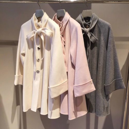 S家限定款！双面呢羊毛外套