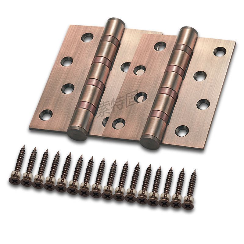 不锈钢平开合页4寸4*3*3.0象牙白