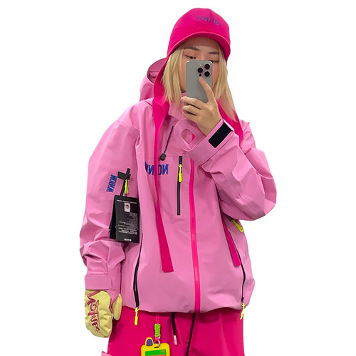 25年新款滑雪服防泼水单板上衣