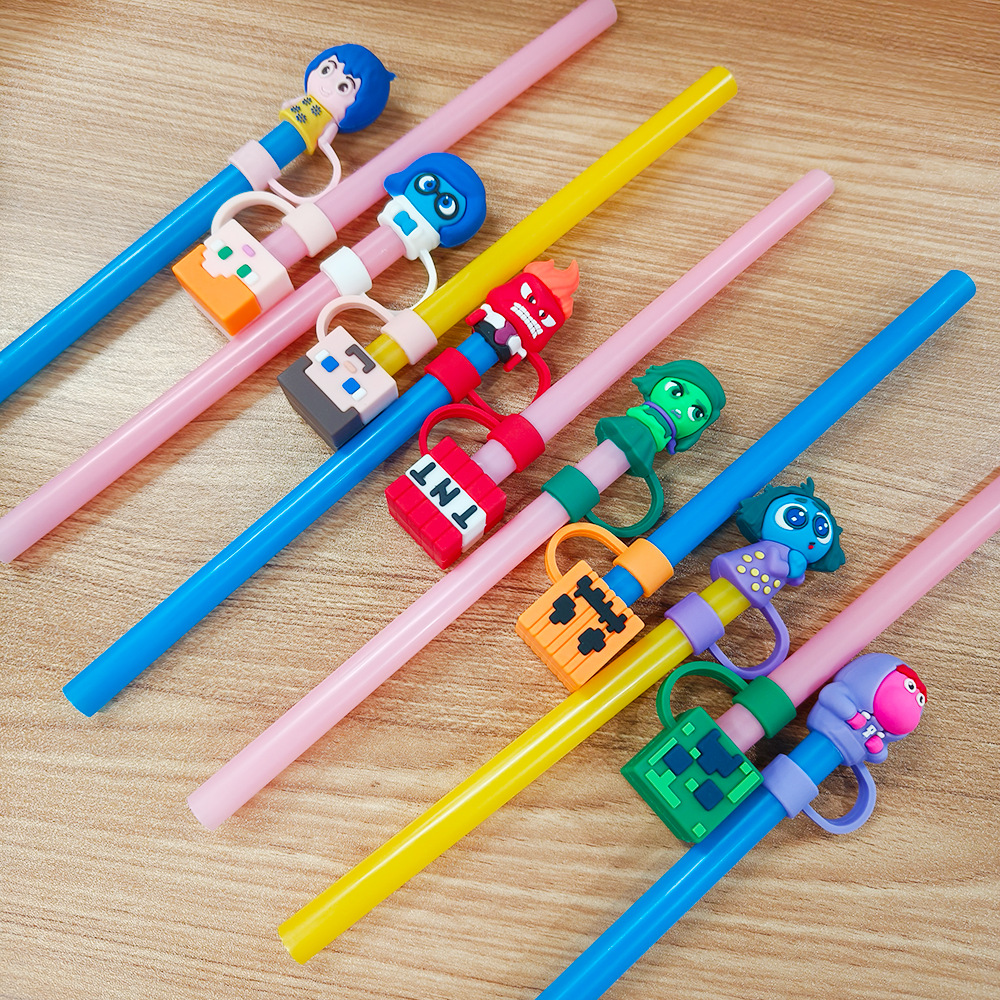 亚马逊爆款吸管帽史丹利10mm吸管防尘塞3D立体吸管盖帽可循环使用