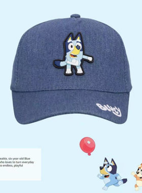 跨境新品bluey talking plush布鲁依狗一家宾果狗 布鲁依帽子 鸭