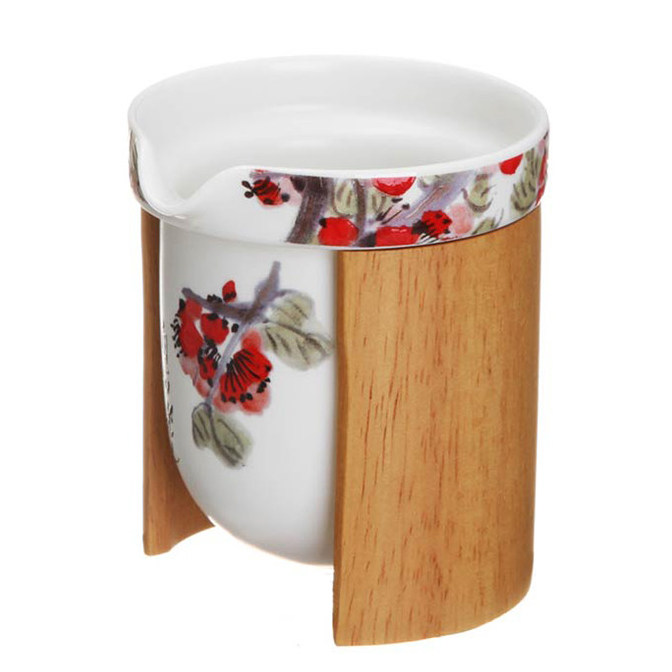 茗扬四海台湾EILONG/宜龙茶具正品白石红梅老款茶海公道杯包邮