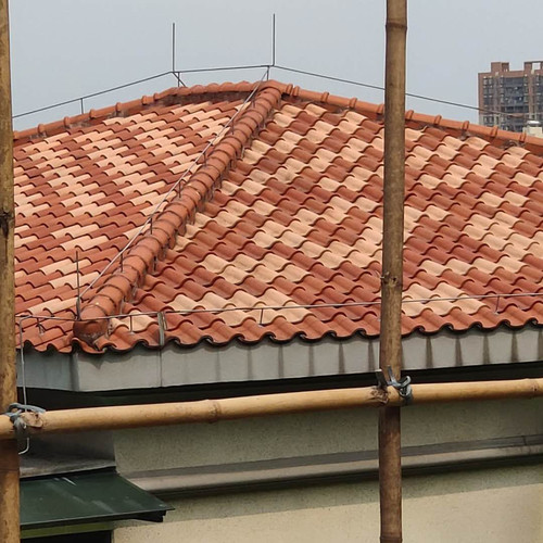 陶瓷瓦片欧美别墅屋顶西瓦