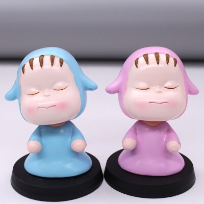 派对蛋糕烘焙装饰梦游娃娃摇头公节日装扮用品