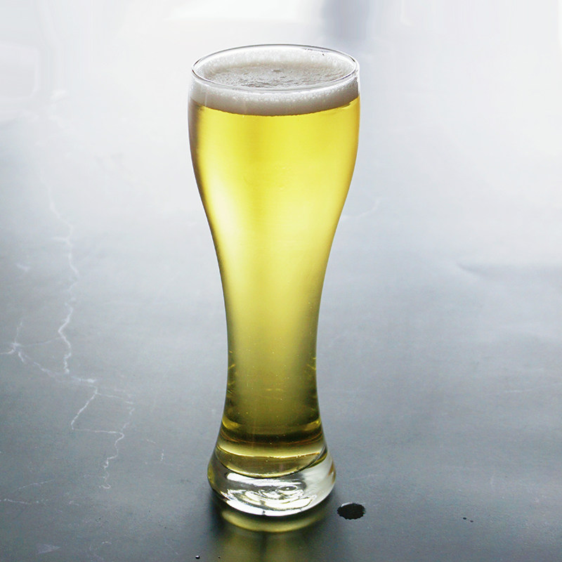 皮尔森精酿啤酒玻璃杯腰型果汁大号无铅杯加厚精酿扎啤创意小麦杯