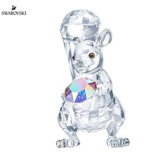 SWAROVSKI施华洛世奇松鼠AB涂层水晶Icicle摆件5464879