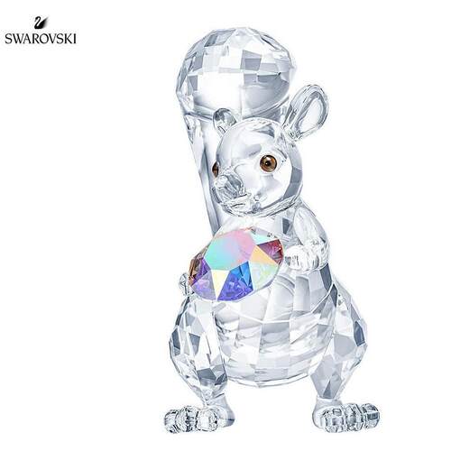 SWAROVSKI施华洛世奇松鼠AB涂层水晶Icicle摆件5464879