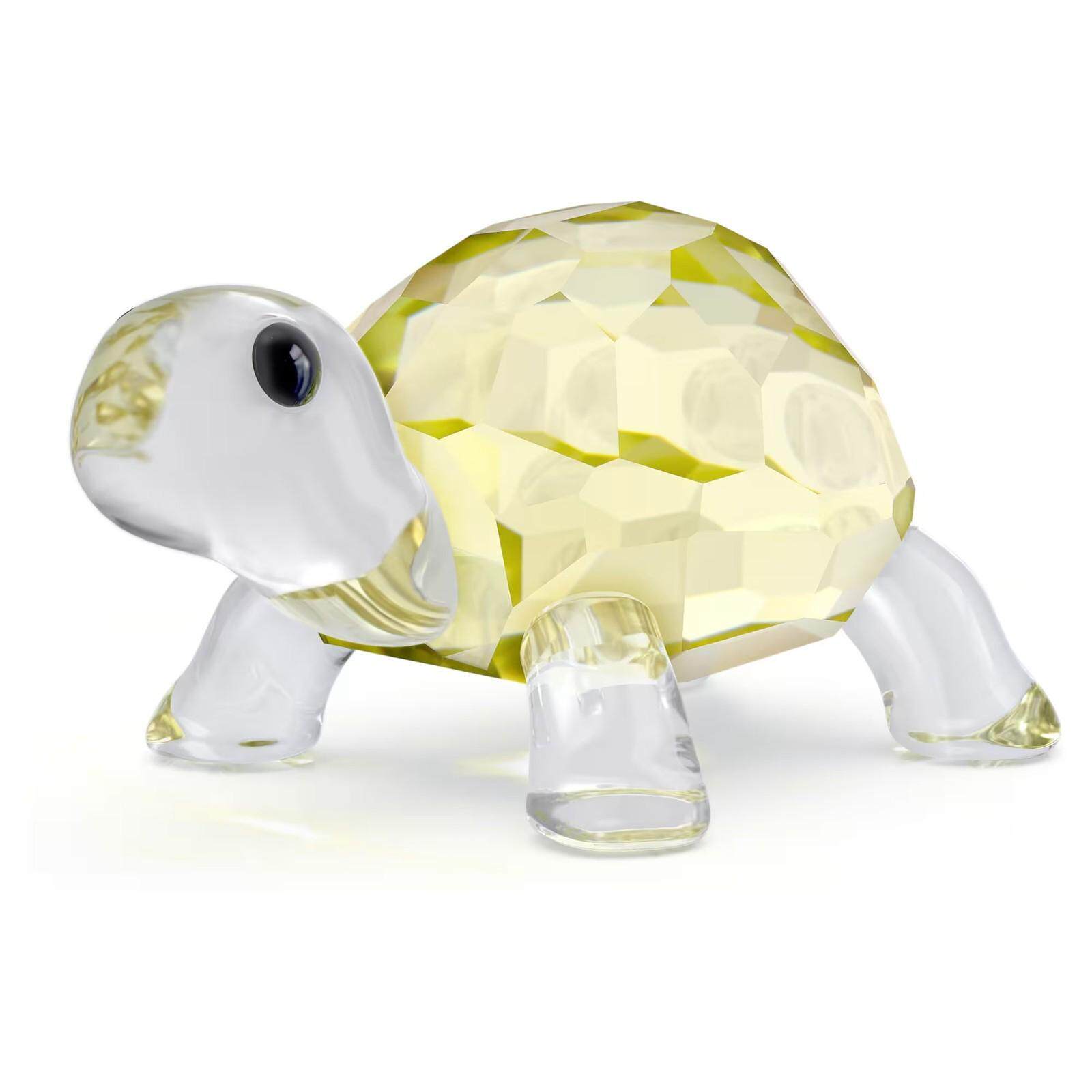 SWAROVSKI施华洛世奇水晶Idyllia婴儿棕色摆件Decoration黄色