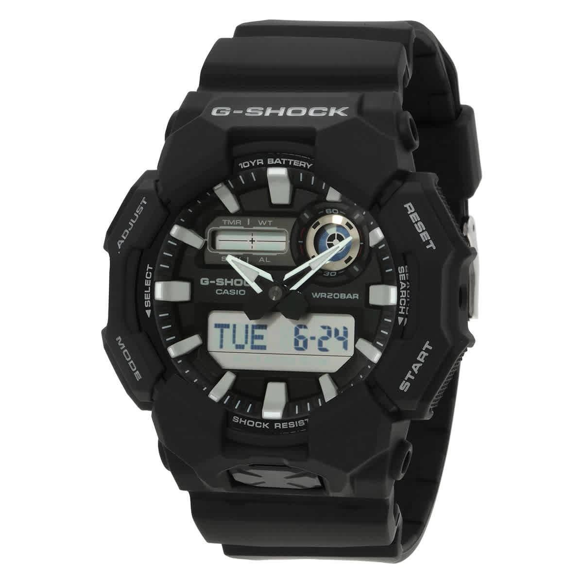 Casio卡西欧Casio GA-010-1A男手表Shock闹钟世界时石英