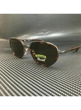 Persol PO2471S 513 57棕色方形金属男士50 mm太阳眼镜