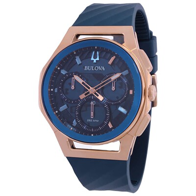美国代购宝路华Bulova 97A185男手表Marc Anthony CURV计时表石英