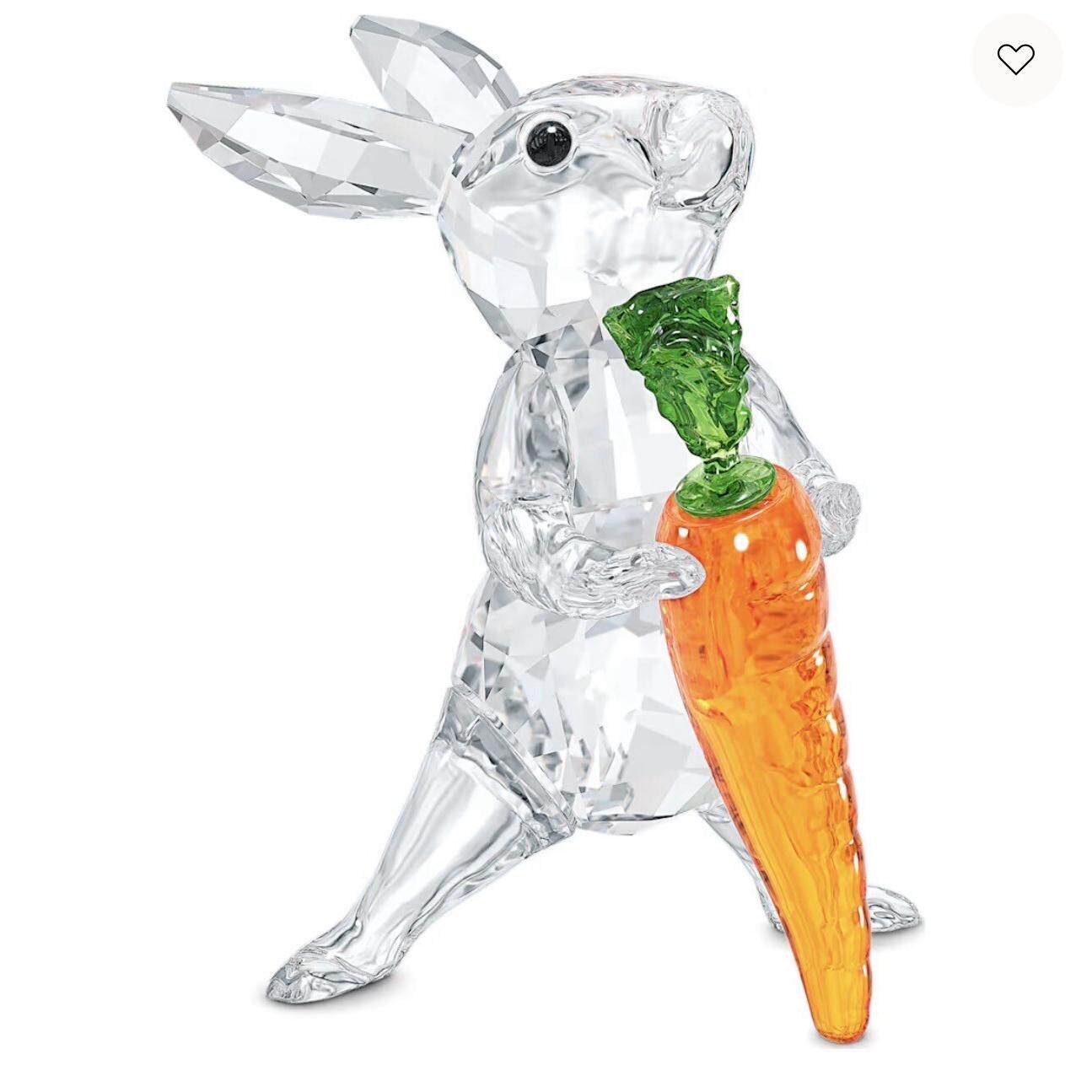 SWAROVSKI施华洛世奇兔子胡萝卜Bunny水晶雕像5688521