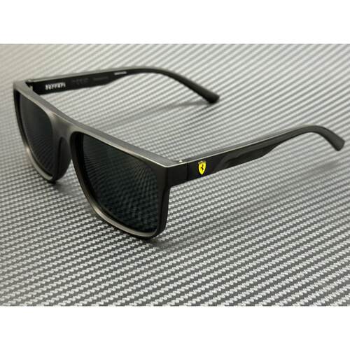 Ferrari法拉利FZ6002U 504 87磨砂黑灰男士59 mm太阳眼镜