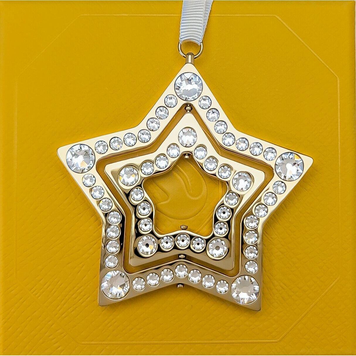 SWAROVSKI施华洛世奇金色水晶节日Magic星星装饰5655937